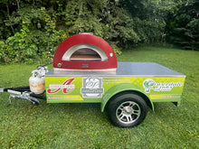 WOODSTONE OVENS ALFA 5 Moderno 4x8 - Gas Fired Pizza Oven Mobile Trailer