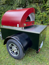 WOODSTONE OVENS ALFA 5 Moderno 4x5 - Gas Fired Pizza Oven Mobile Trailer