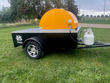 WOODSTONE OVENS ALFA 5 Moderno 4x8 - Gas Fired Pizza Oven Mobile Trailer