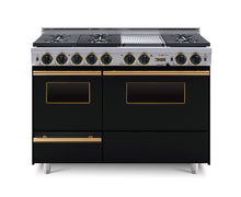 Chicago Brick Oven - 48" True Dual-Fuel Self-Cleaning Convection Range