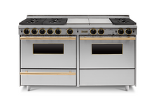 Chicago Brick Oven - 60" True Dual-Fuel Self-Cleaning Convection Range