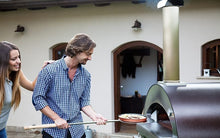 Enjoy the versatility of new dishes and make cooking fun again when stoking the wood ambers in your new ALFA 4 Pizze outdoor pizza oven from the Great Outdoor Pizza Ovens Company