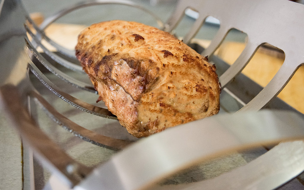 Pizza Oven Rib Rack with Tray Great Outdoor Pizza Ovens