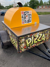WOODSTONE OVENS ALFA 5 Moderno 4x6 - Gas Fired Pizza Oven Mobile Trailer