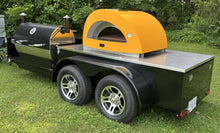 RAGING BULL Dual Wood Fired Pizza Oven and Pellet Smoker Mobile Trailer