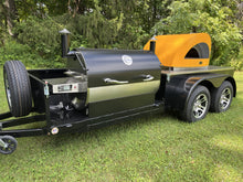 RAGING BULL Dual Wood Fired Pizza Oven and Pellet Smoker Mobile Trailer