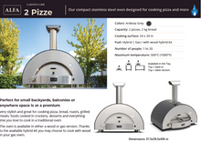 ALFA Classico Line - 2 Pizze Gas