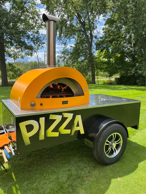 WOODSTONE OVENS ALFA Allegro 4x8 - Wood Fired Pizza Oven Mobile Trailer