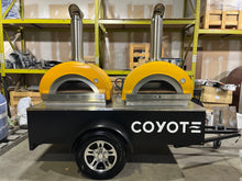 RAGING BULL Duomo Coyote 4x8 - Double Wood Fired Pizza Oven Mobile Trailer