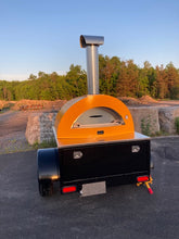 WOODSTONE OVENS ALFA 5 Moderno 4x6 - Gas Fired Pizza Oven Mobile Trailer