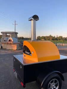 WOODSTONE OVENS ALFA 5 Moderno 4x6 - Gas Fired Pizza Oven Mobile Trailer