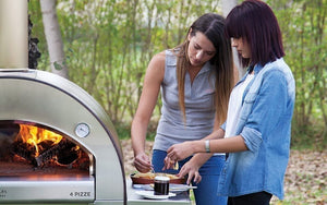 Enjoy great food and fellowship with friends with your new ALFA 4 Pizze Outdoor Pizza Oven