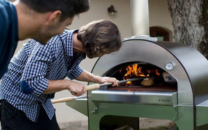 Cooking is fun again when stoking the wood ambers in your new ALFA 4 Pizze outdoor pizza oven from the Great Outdoor Pizza Ovens Company