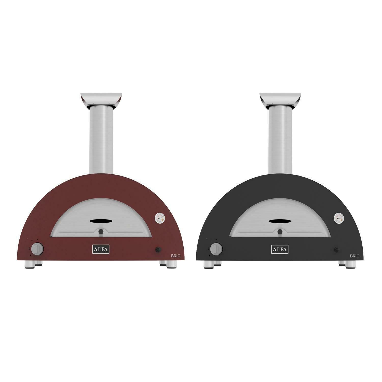 ALFA Ovens Brio Pizza Oven 71,000 BTU Gas-Operated Oven – Smokey
